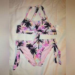 Kids' Two-Piece Swimsuit Beach Lingo Big Girl size 16